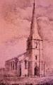 Parish Church of St. Peter, Architect's Drawing